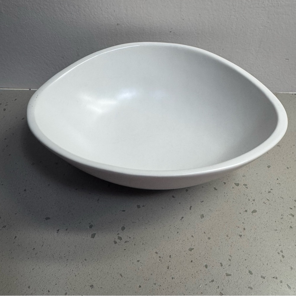 Heavy White Statement Bowl by Umbra